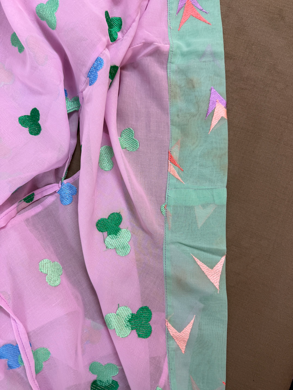 YUKATA VOILE MOTIF(襟部分変色あり)