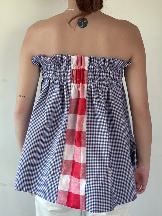 バンドゥトップス/クロスカラー