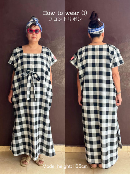 Bou Bou Tan/ ロング（赤白チェック３種類）