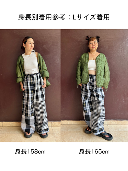 パッチワークパンツ / Lサイズ