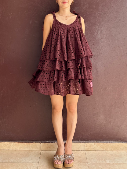 4-tier volume dress (Size S/M) 