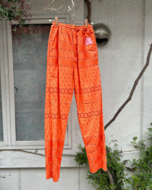 刺繍レースパンタロン   (Size S/M)