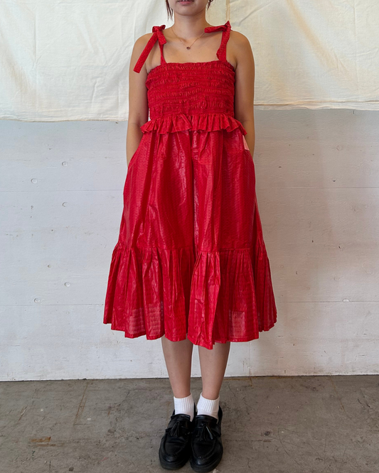 2 in 1 Dress Skirt - Red 