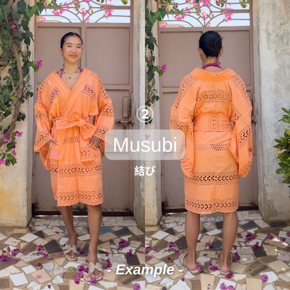 YUKATA BRODER / PURPLE