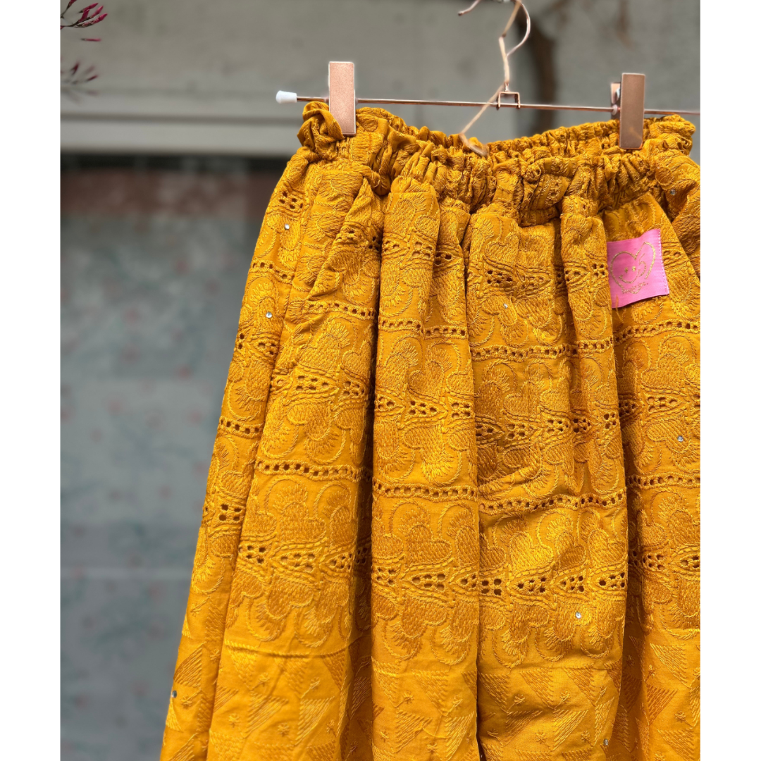 刺繍レースパンタロン  (Size S/M)