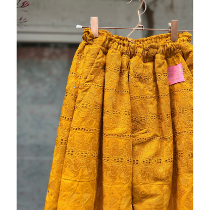 刺繍レースパンタロン  (Size S/M)