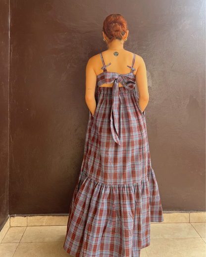 Back Ribbon Dress (Size S/M)