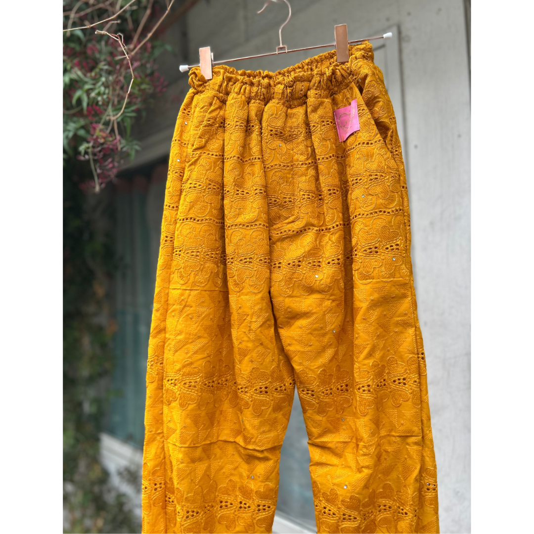 刺繍レースパンタロン  (Size S/M)