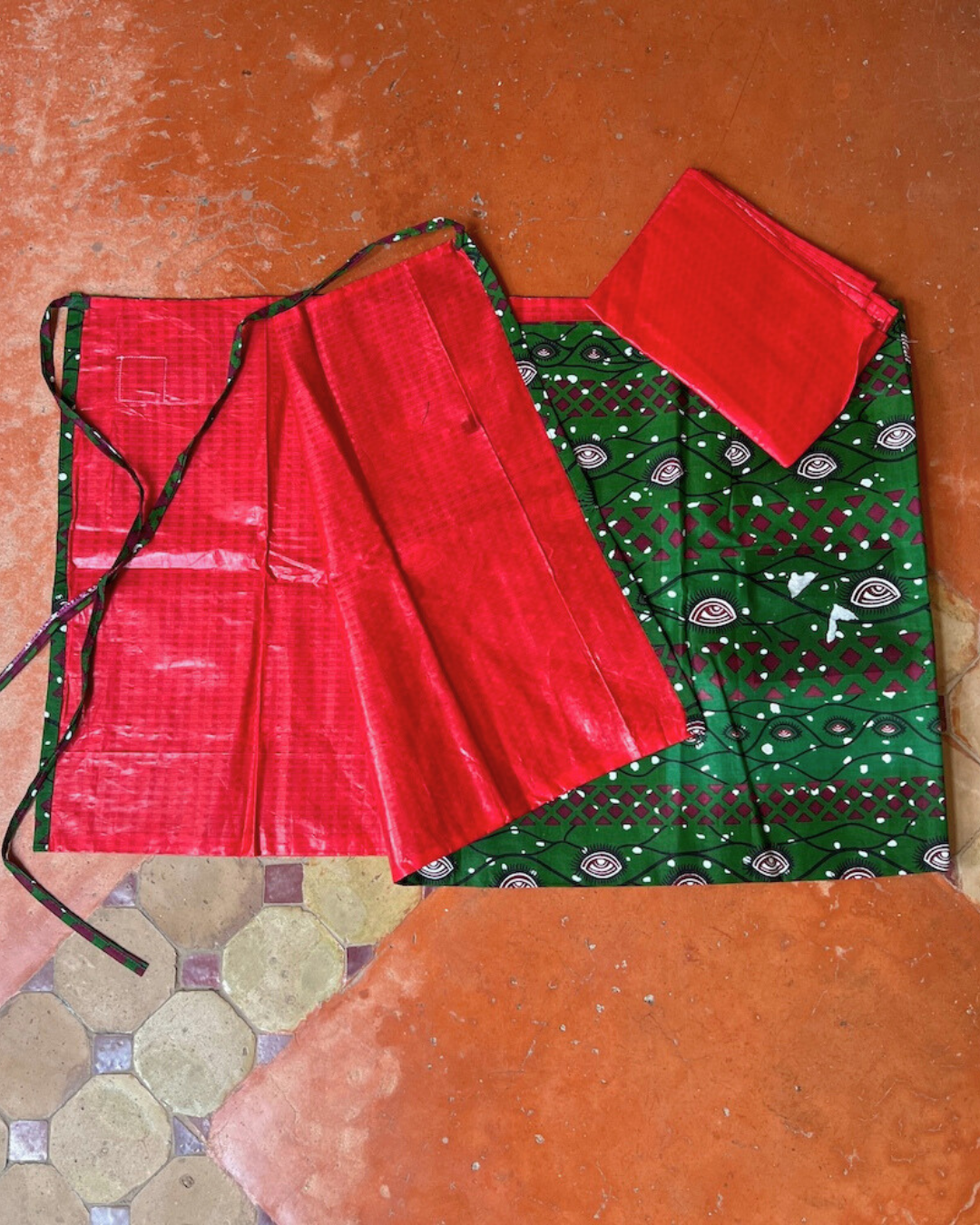 リバーシブルラップスカート（Size FREE）/ Short