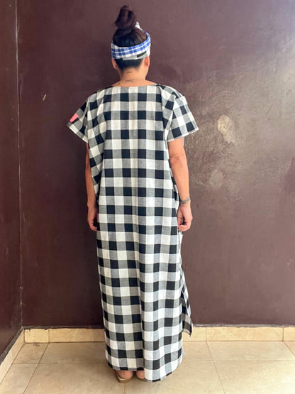 Bou Bou Tan/ ロング（黒白チェック４種類）