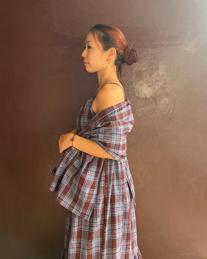 Back Ribbon Dress (Size S/M)