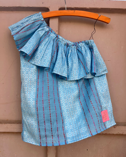 Mist Blue Woven Ensemble (Size S/M)