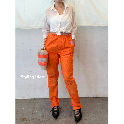 刺繍レースパンタロン  (Size S/M)