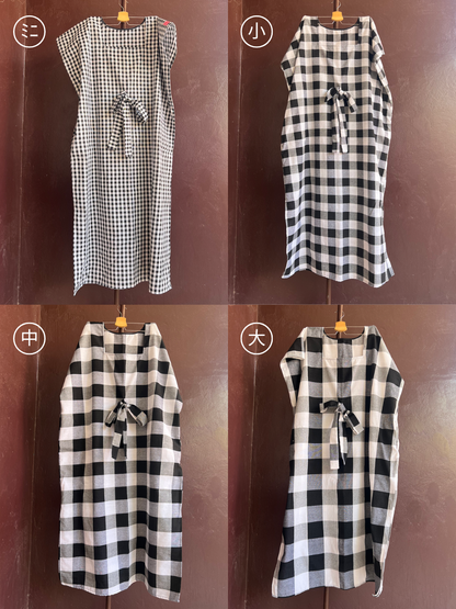 Bou Bou Tan/ ロング（黒白チェック４種類）