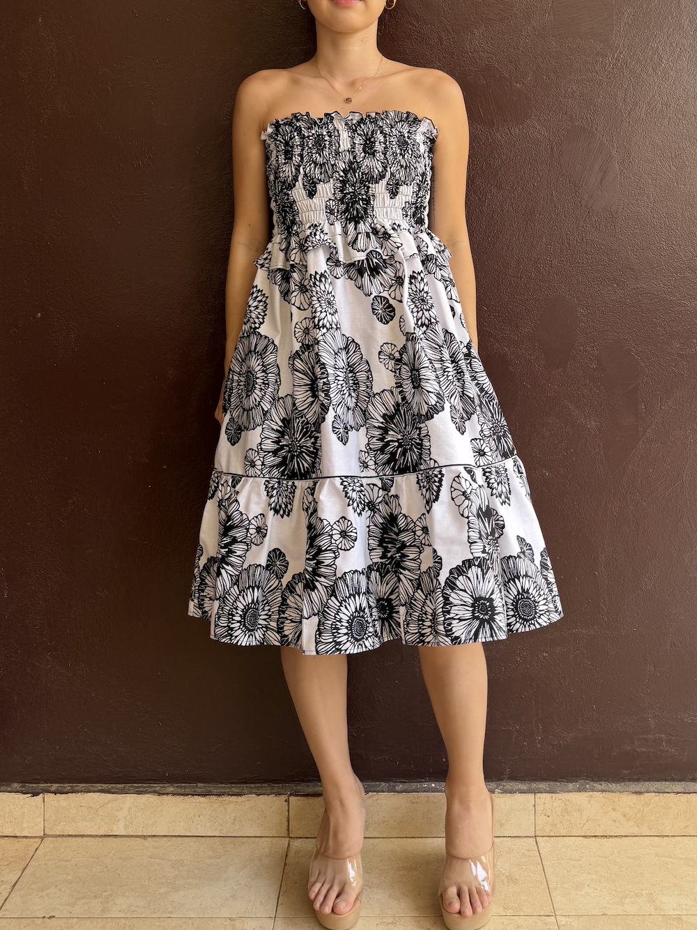 2WAYS ベアトップドレス / Medium