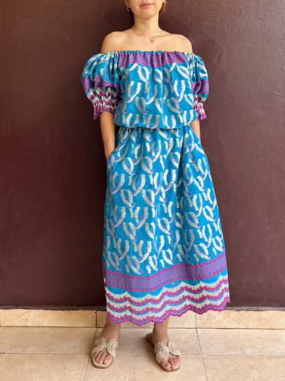 Decollete Floral Ensemble (Size S/M)