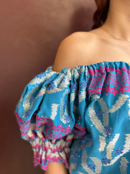 Decollete Floral Ensemble (Size S/M)