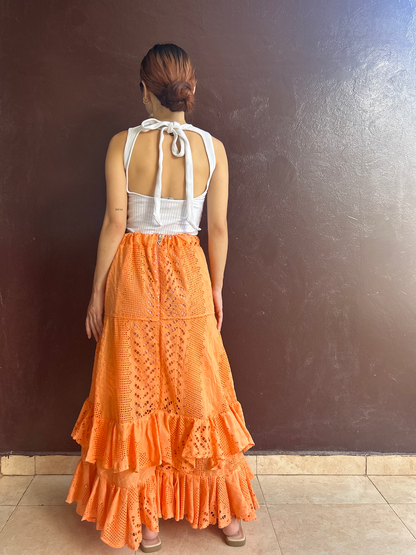 Double Ruffle Skirt (Size S/M) 