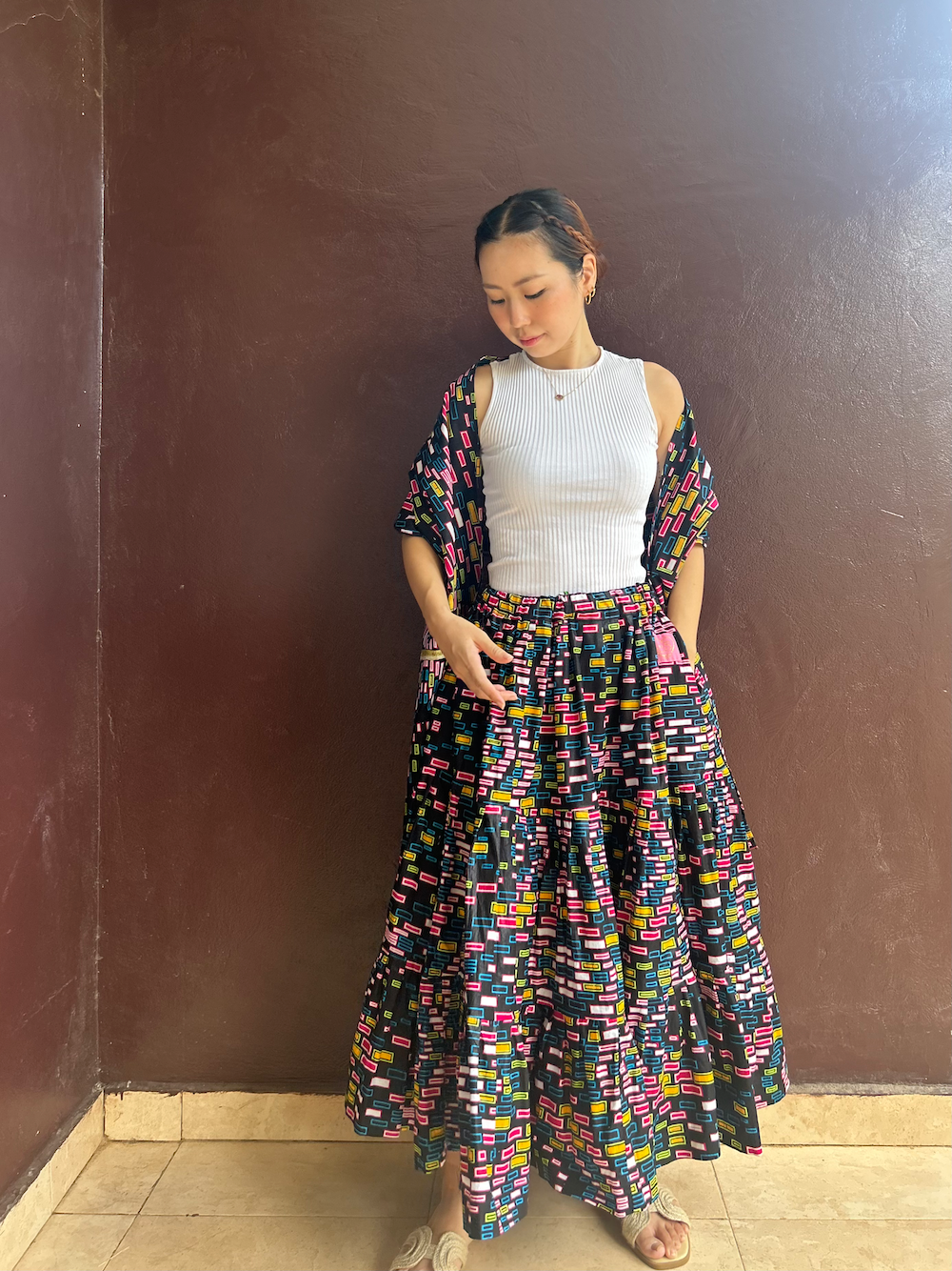 ティアードスカート (Size M/L)