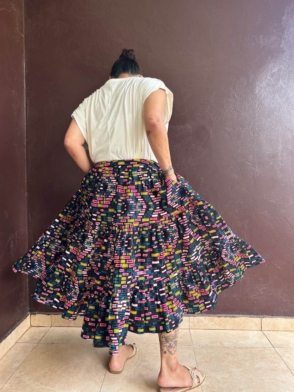 ティアードスカート (Size M/L)