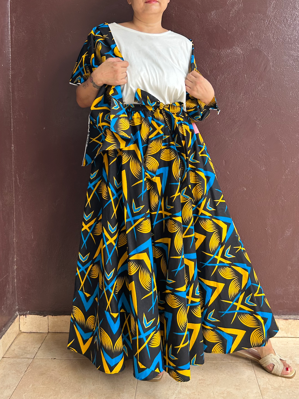 リボンサーキュラススカート (Size M/L)