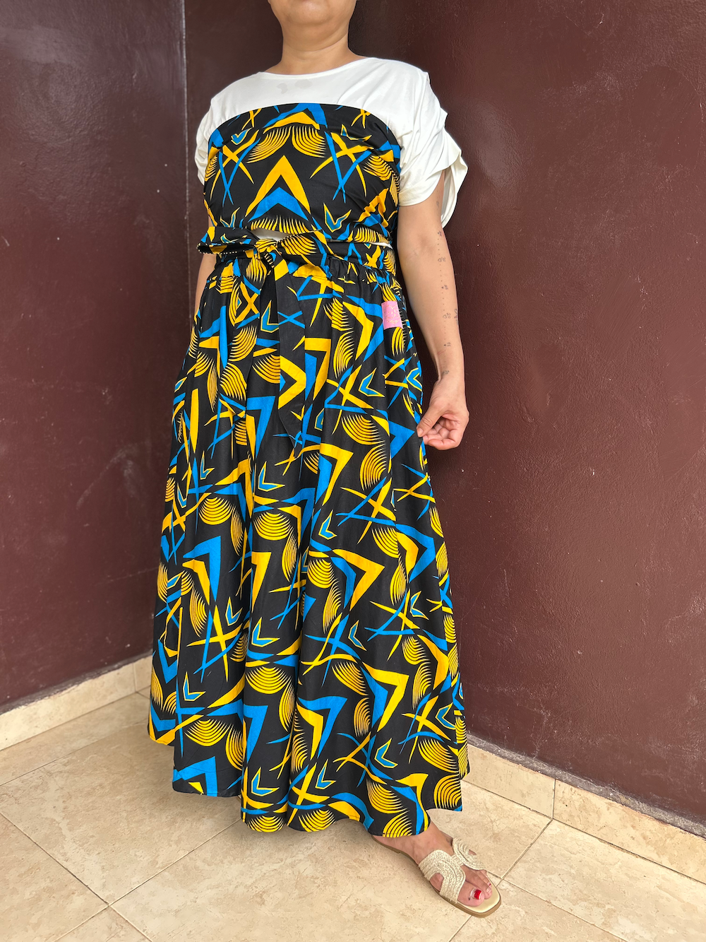 リボンサーキュラススカート (Size M/L)