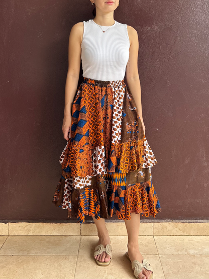 Double Ruffle Skirt (Size S/M)