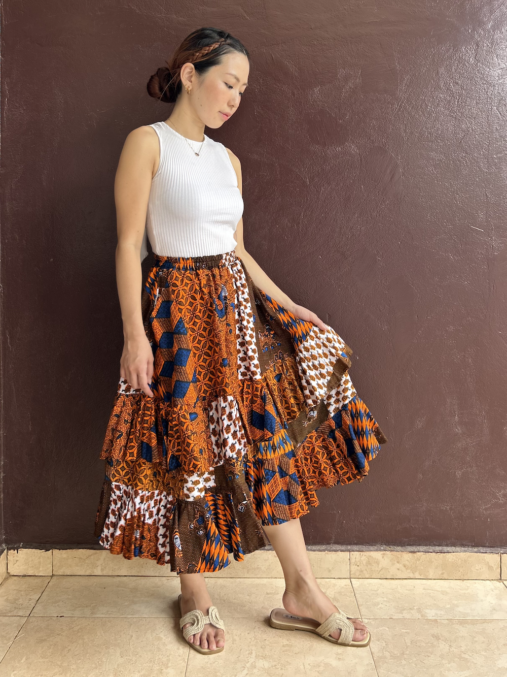 Double Ruffle Skirt (Size S/M)