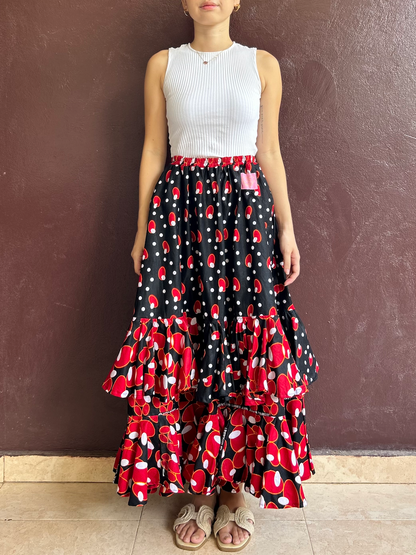 Double Ruffle Skirt (Size S/M) 