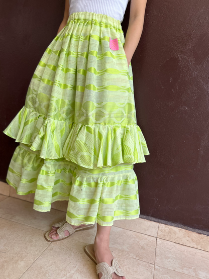 ダブルラッフルスカート (Size S/M)