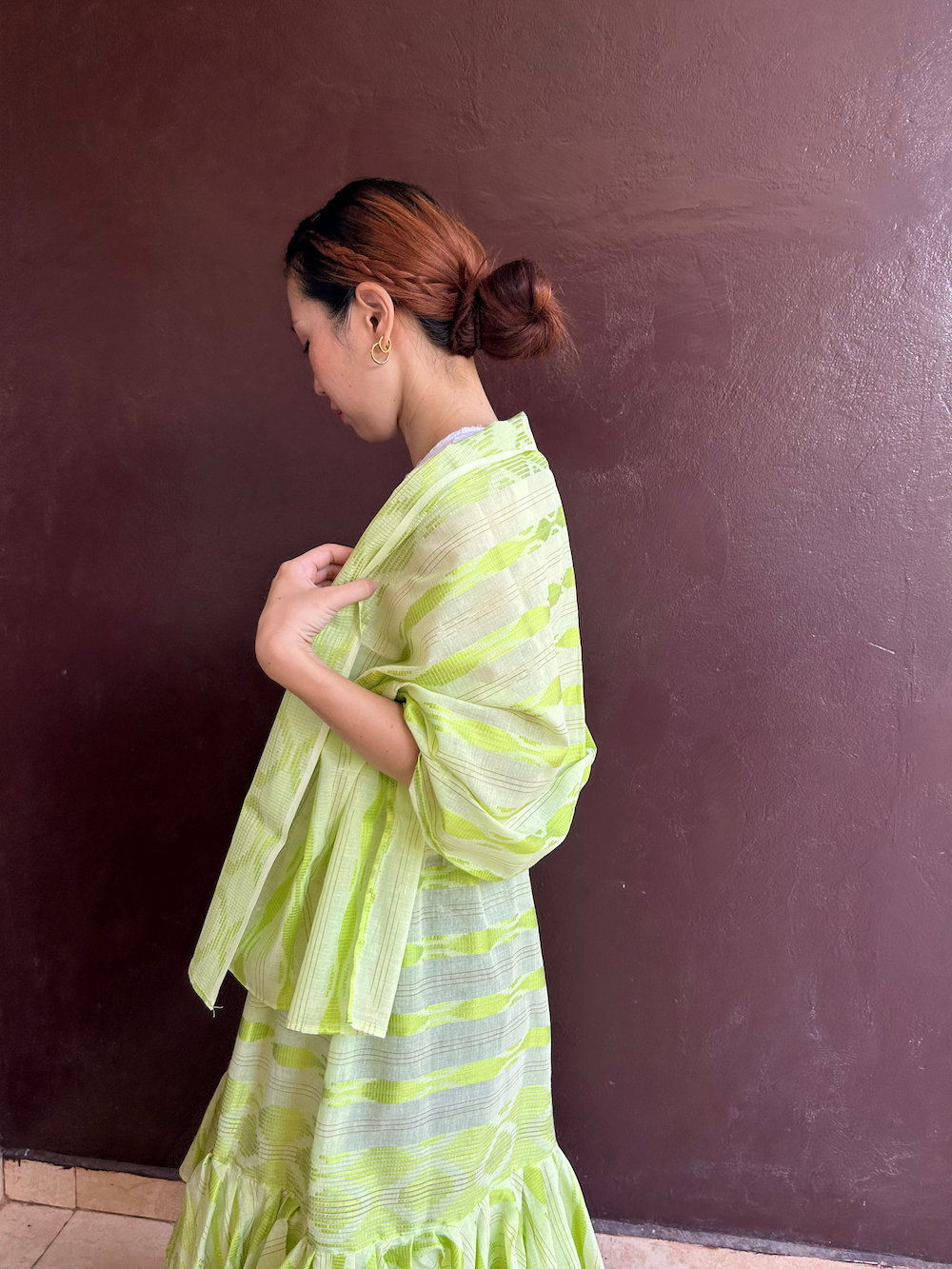 ダブルラッフルスカート (Size S/M)