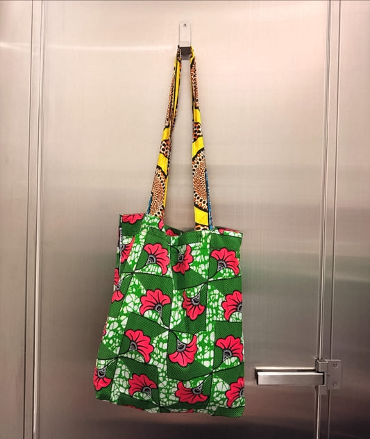 African Print Tote Bag