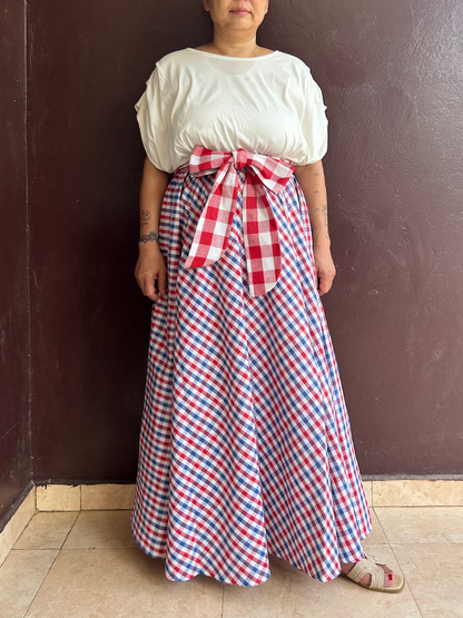 Ribbon Circular Skirt (Size M/L)