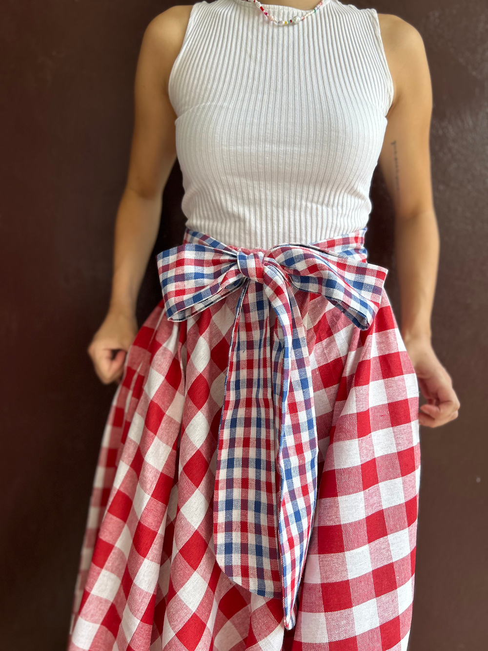 Ribbon Circular Skirt (Size M/L)