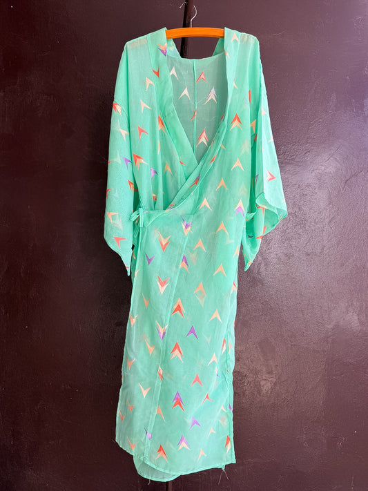 VOILE YUKATA WITH PATTERN