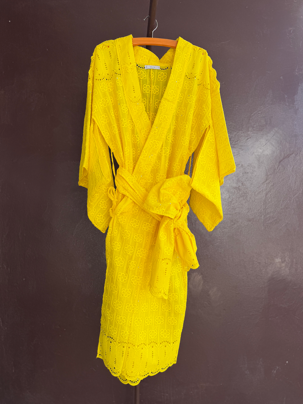 YUKATA BRODE LONG / YELLOW
