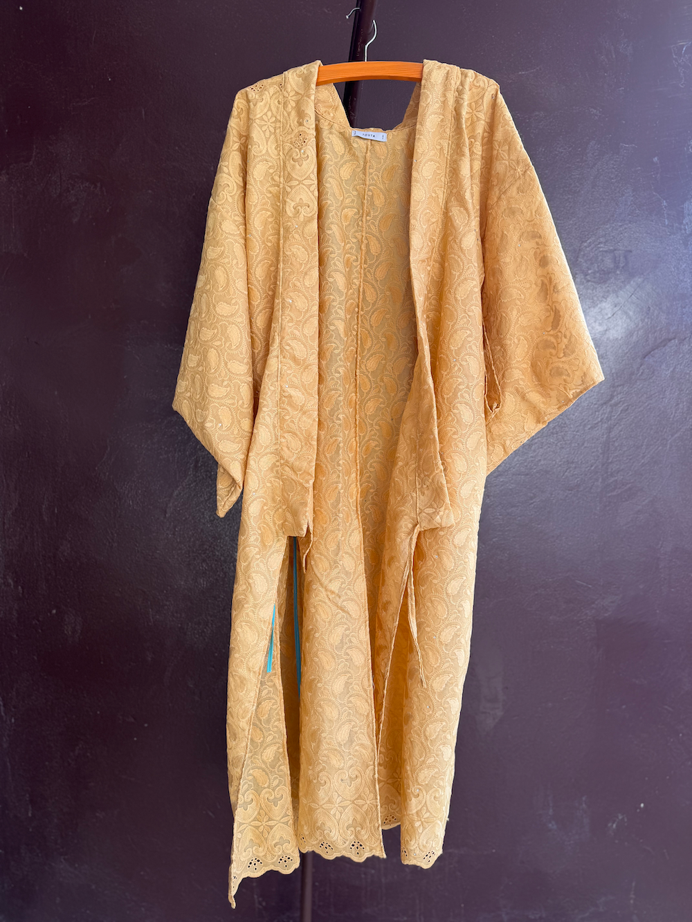 YUKATA BRODE LONG / BEIGE