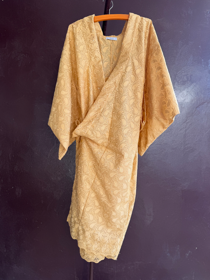 YUKATA BRODE LONG / BEIGE