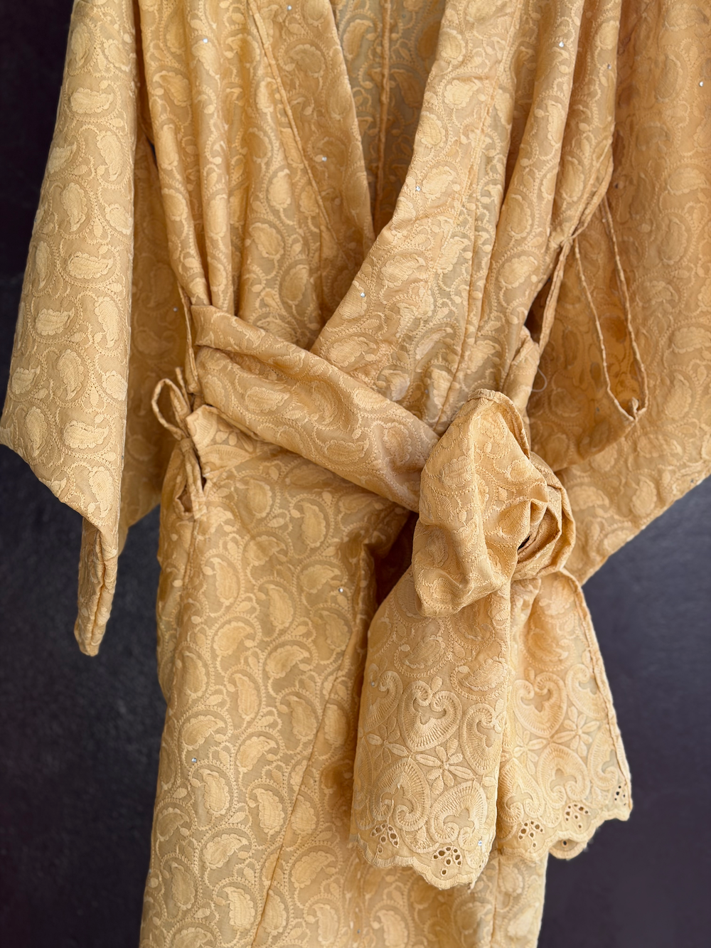 YUKATA BRODE LONG / BEIGE