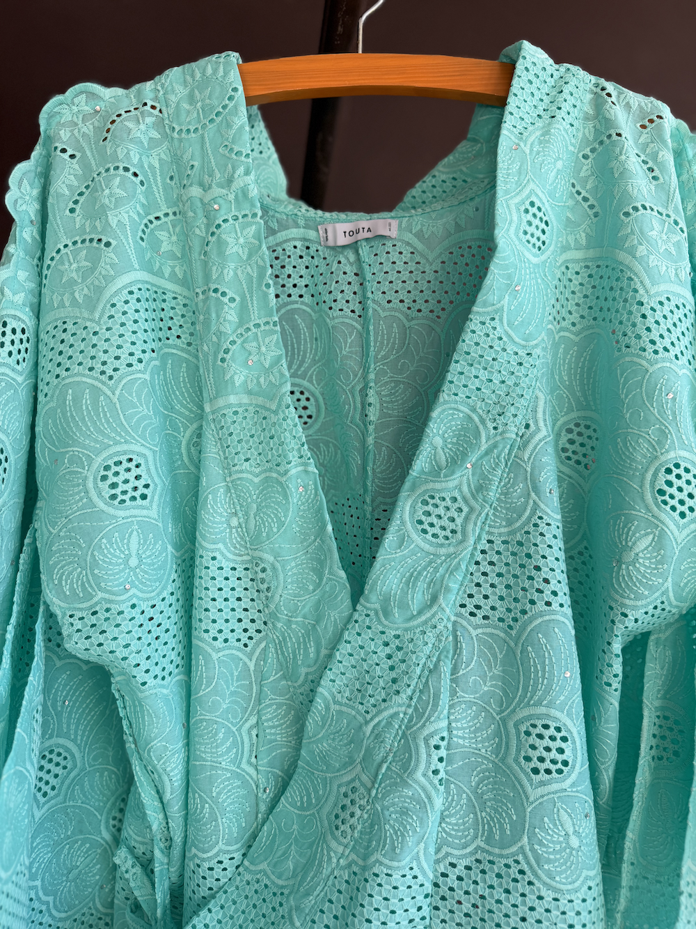 YUKATA BRODE LONG / LIGHT BLUE