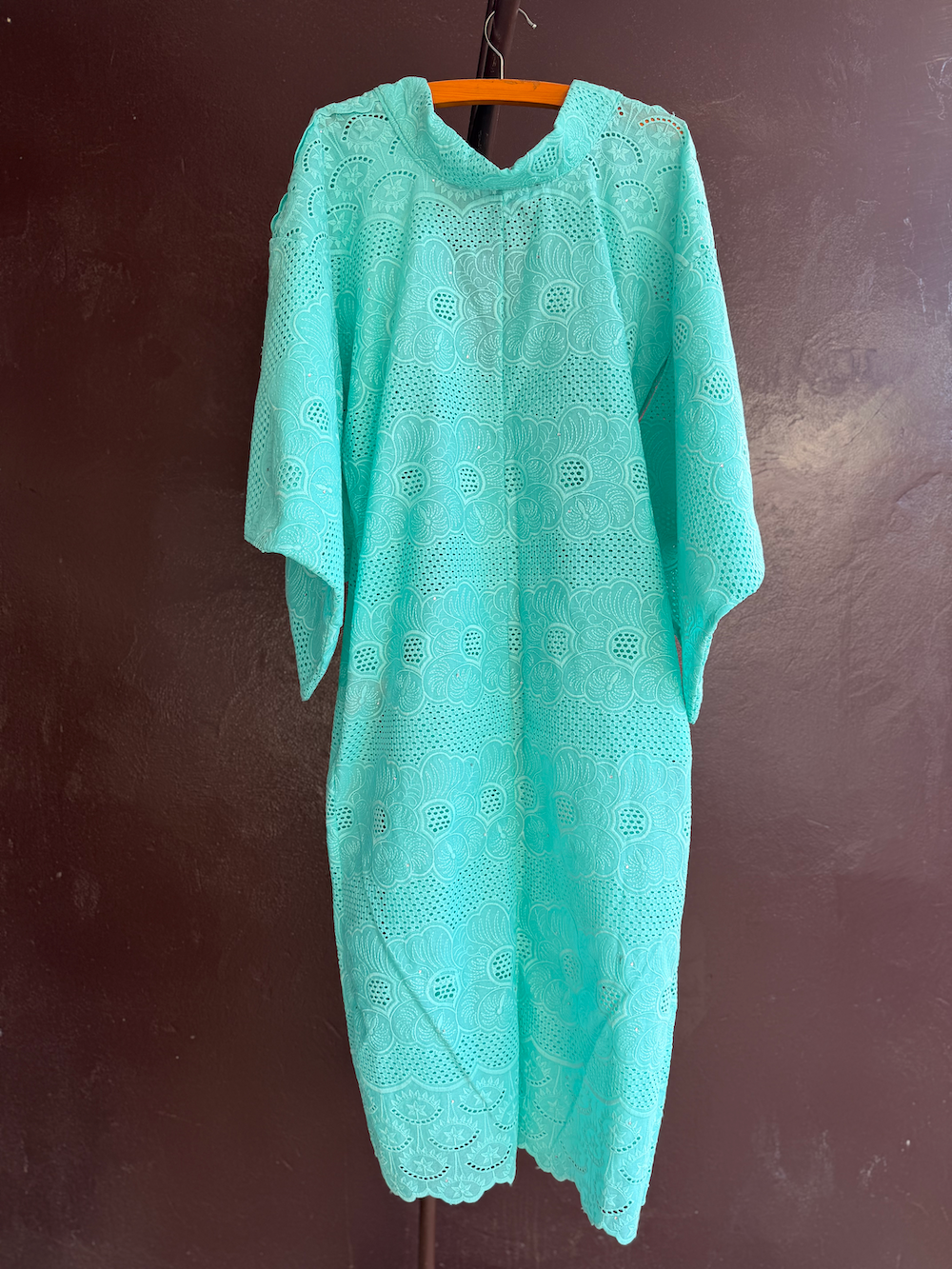 YUKATA BRODE LONG / LIGHT BLUE
