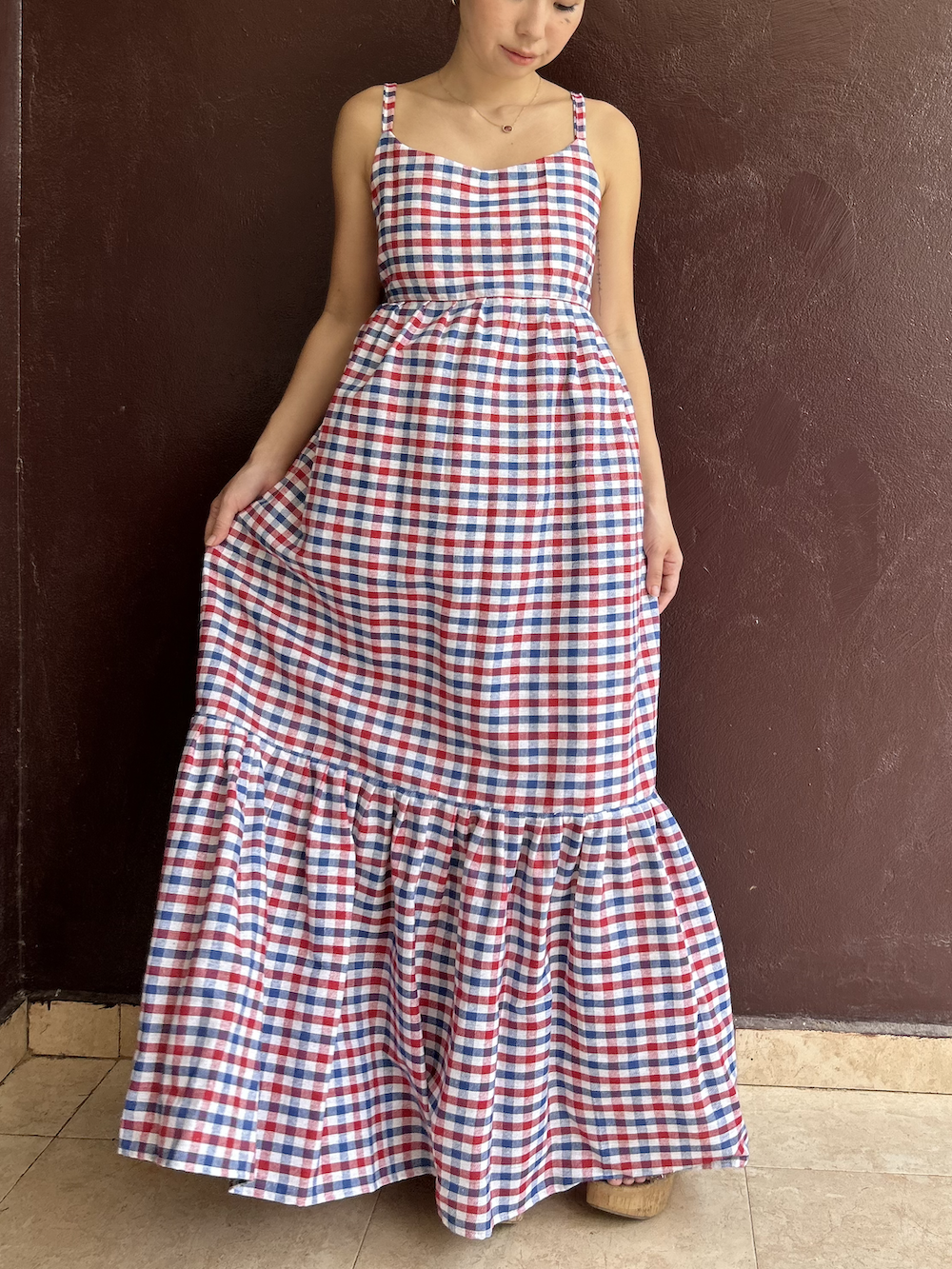 バックリボンドレス (Size M/L)