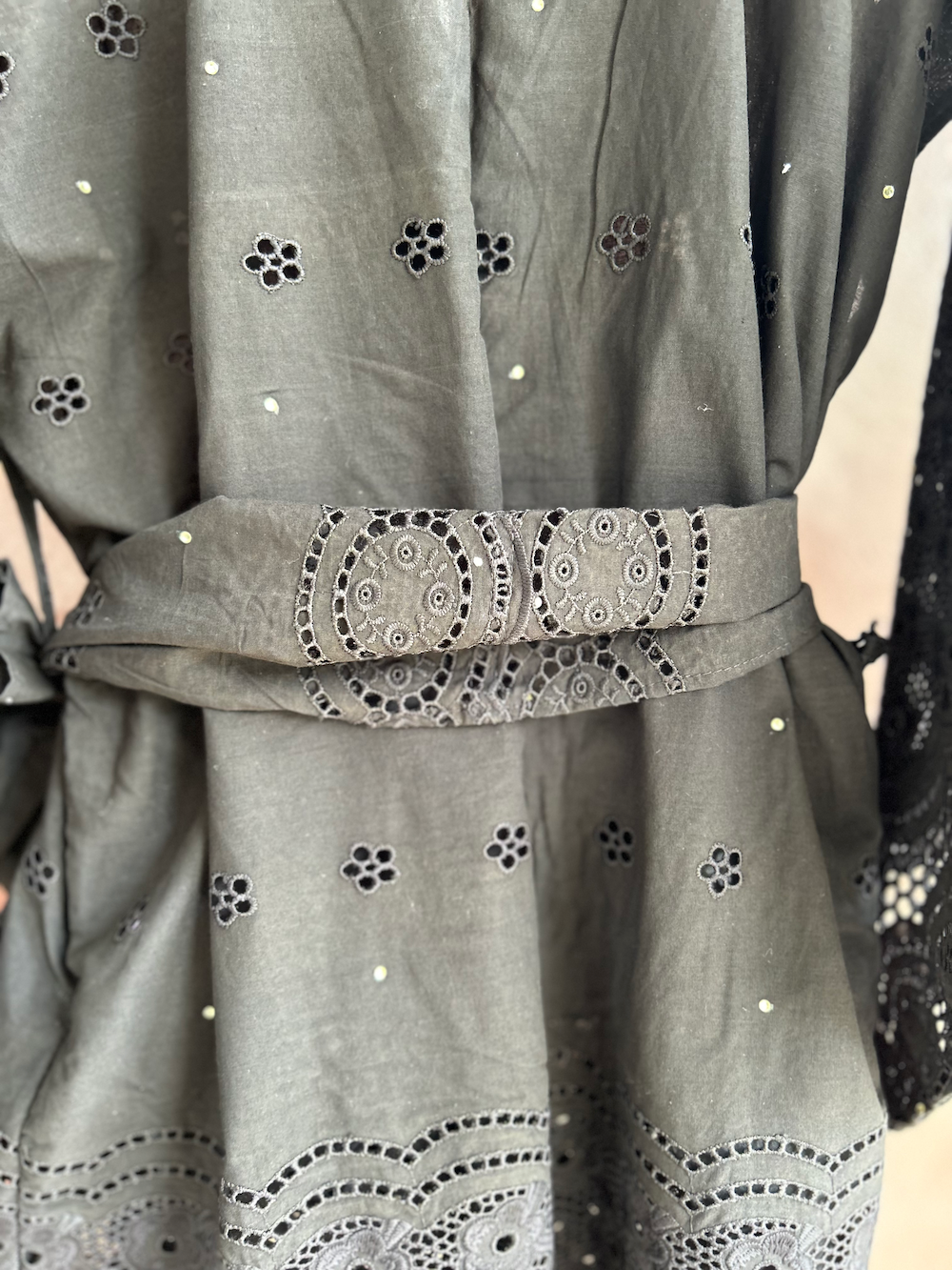 YUKATA BRODER / BLACK