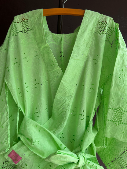 YUKATA BRODER / GREEN