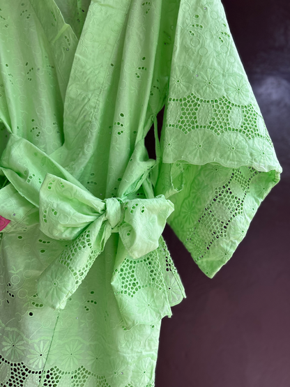 YUKATA BRODER / GREEN