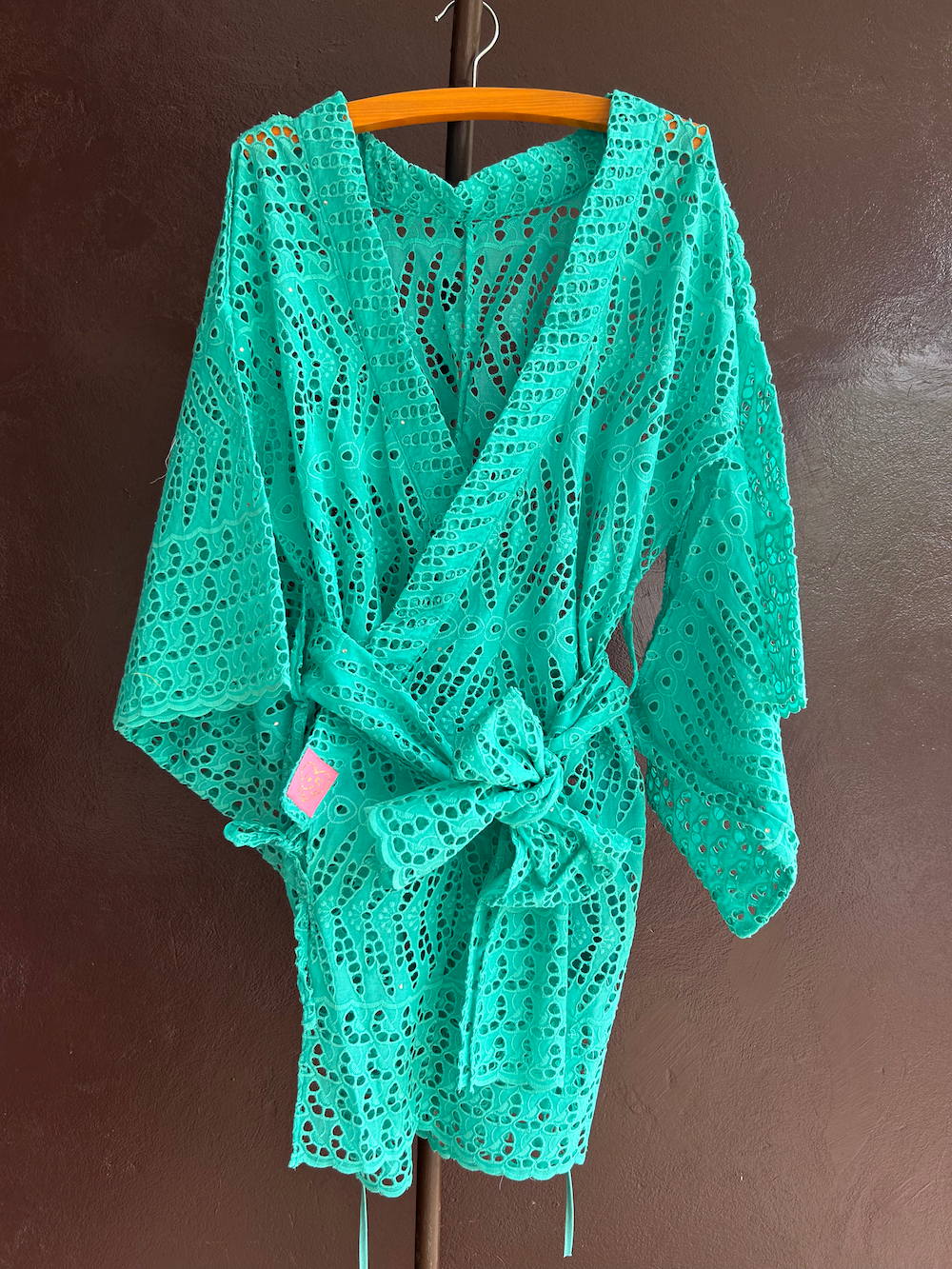 YUKATA BRODER / BAMBOO GREEN