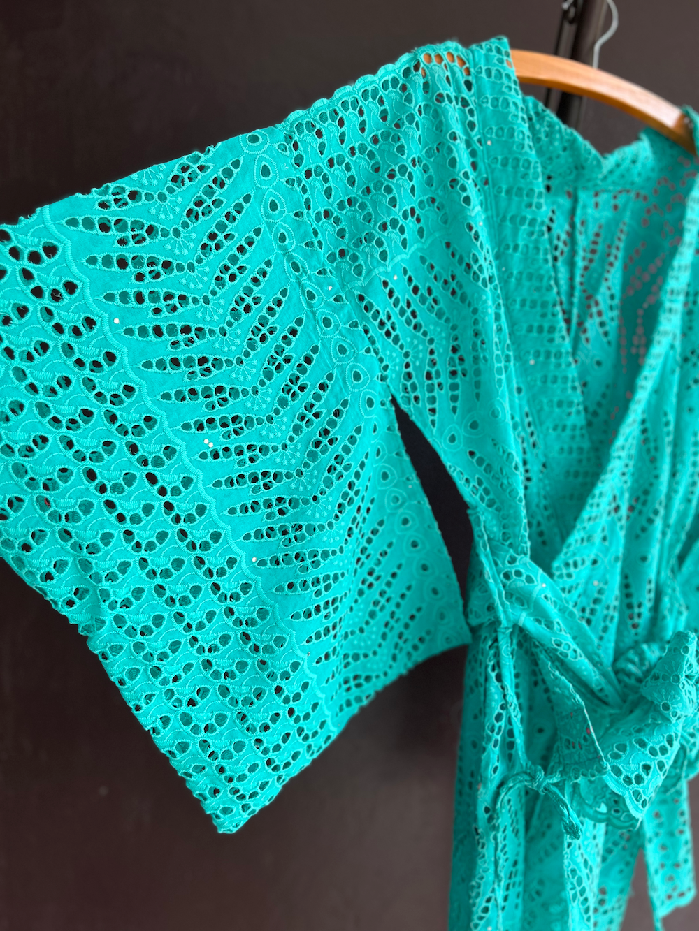 YUKATA BRODER / BAMBOO GREEN