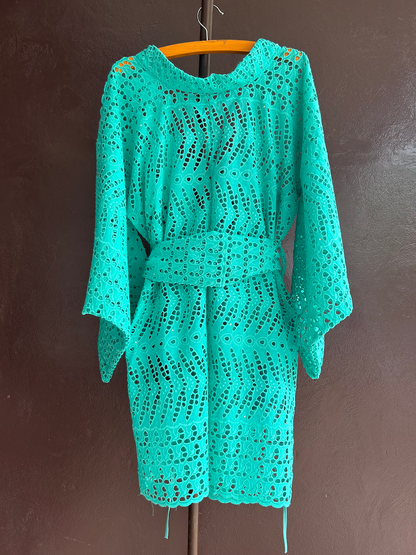 YUKATA BRODER / BAMBOO GREEN