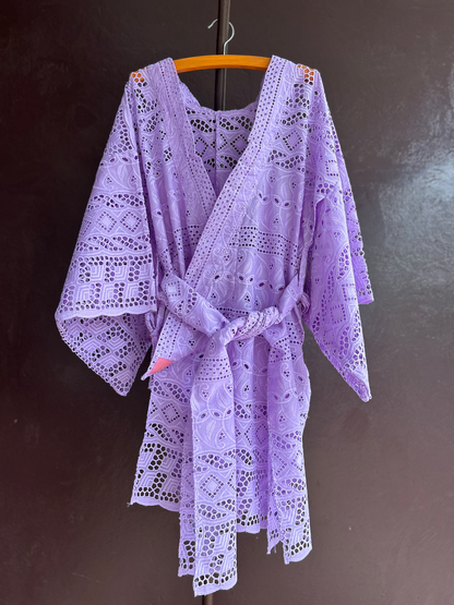 YUKATA BRODER / PURPLE