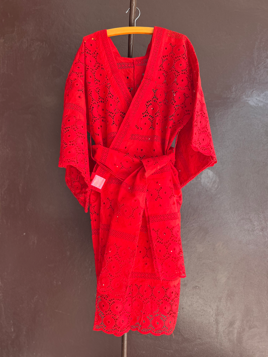 YUKATA BRODE / RED